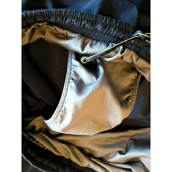 Nike Running Women Shorts Brief Insert Pockets Drawstring SZ L Navy Poly Spandex - Picture 5 of 11